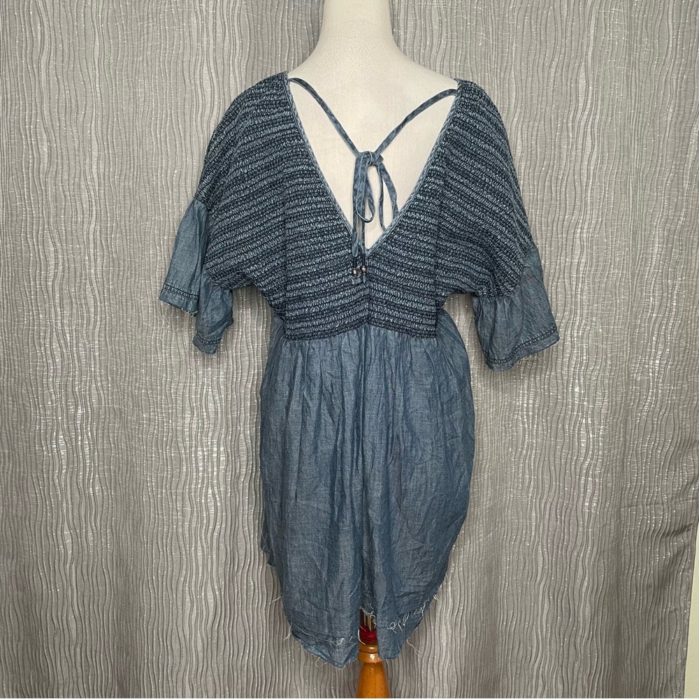 Anthropologie Luz Chambray Mini Dress - Picture 7 of 11